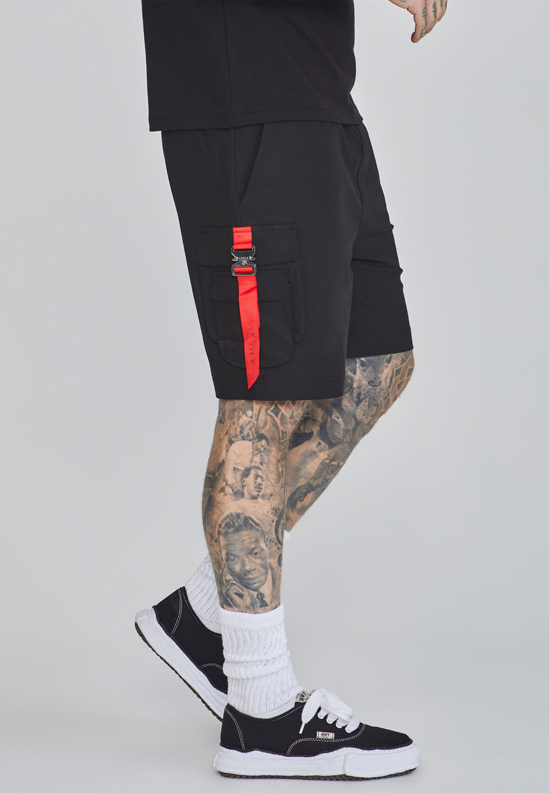 Black Flight Cargo Shorts