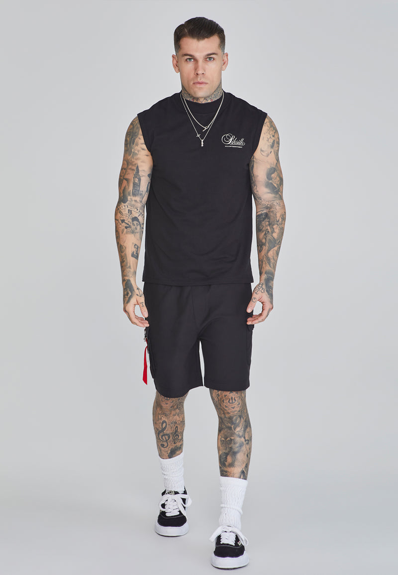 Black Flight Cargo Shorts (1)