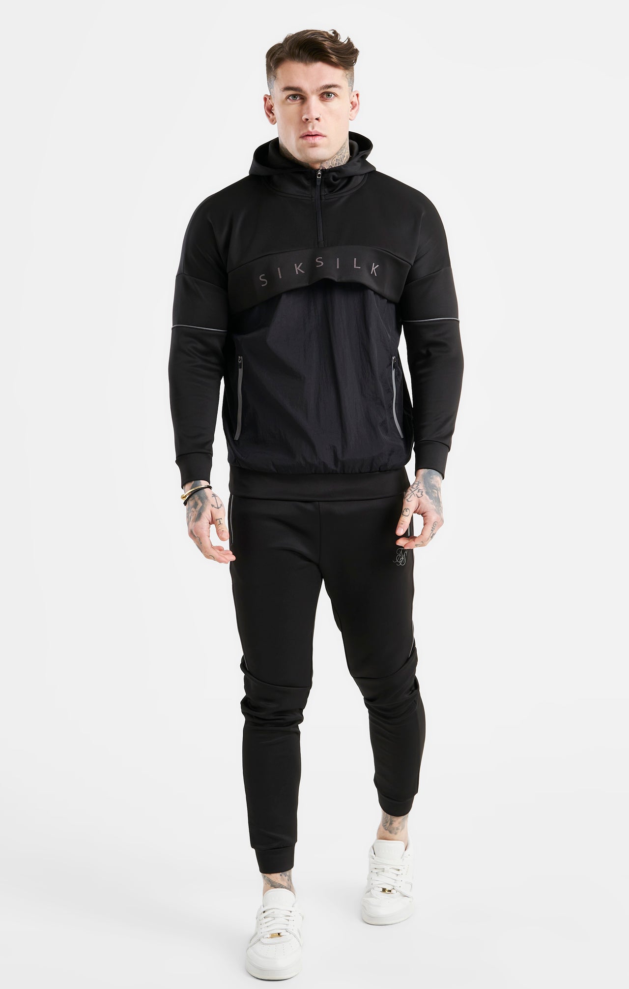 Black Panelled Jogger (2)