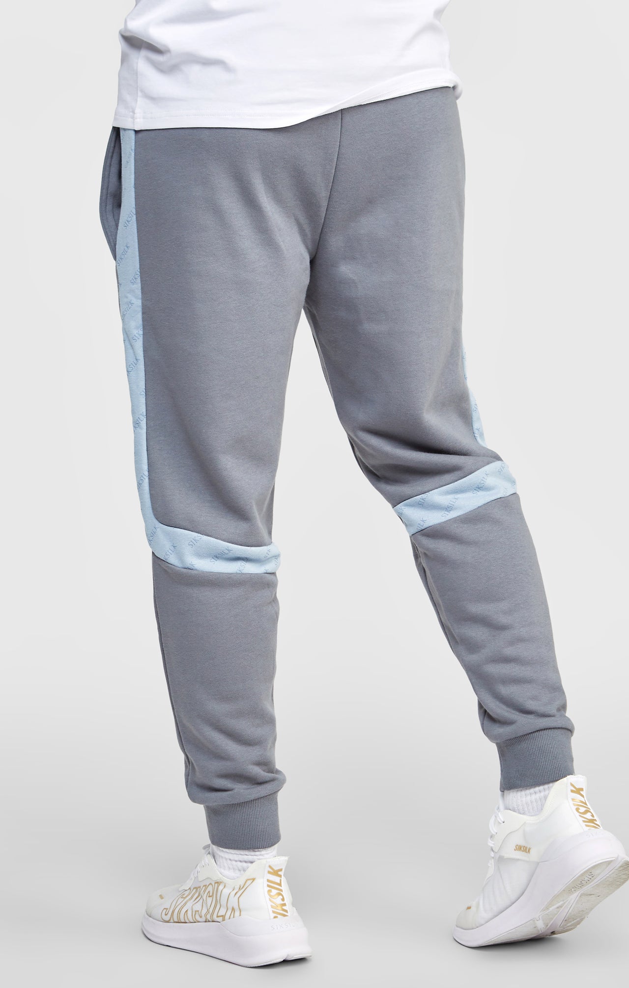 Grey Cut And Sew Jogger (3)