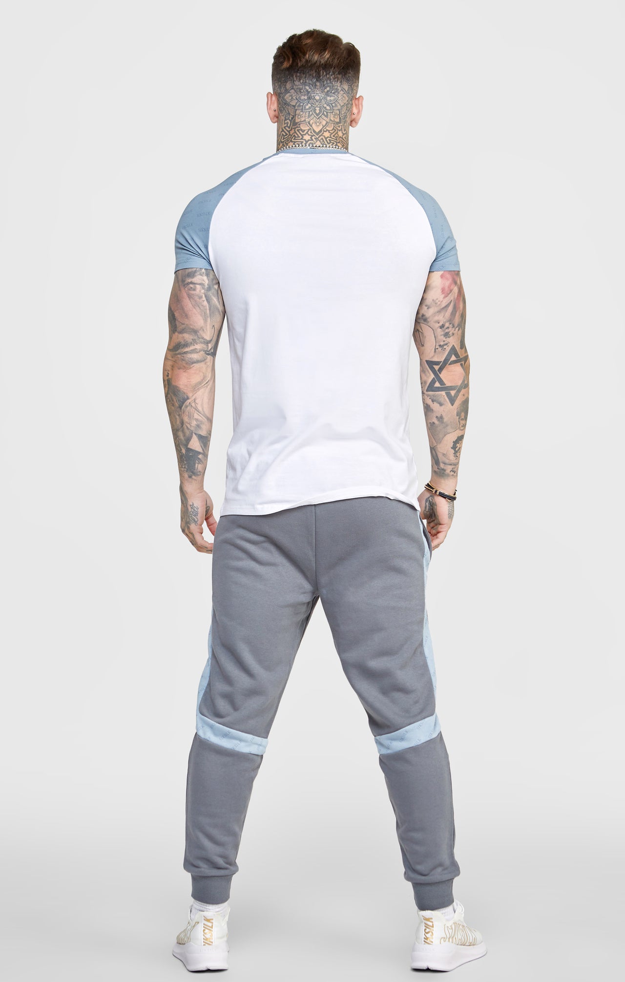 Grey Cut And Sew Jogger (4)