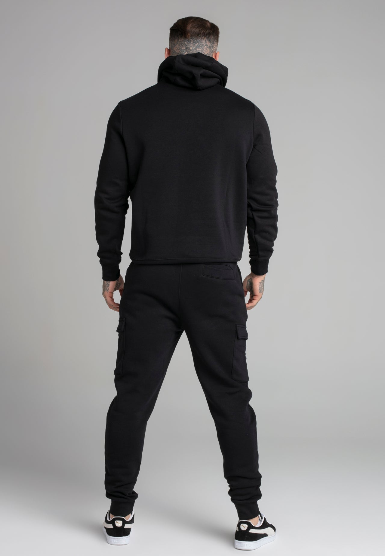 Black Essential Overhead Hoodie (4)