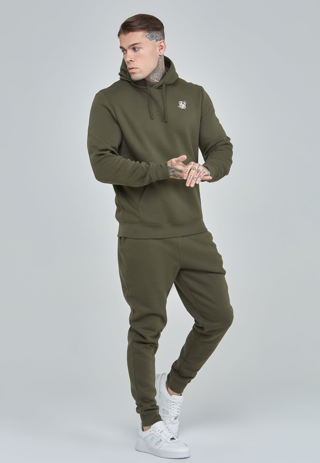 Khaki Essential Overhead Hoodie (1)