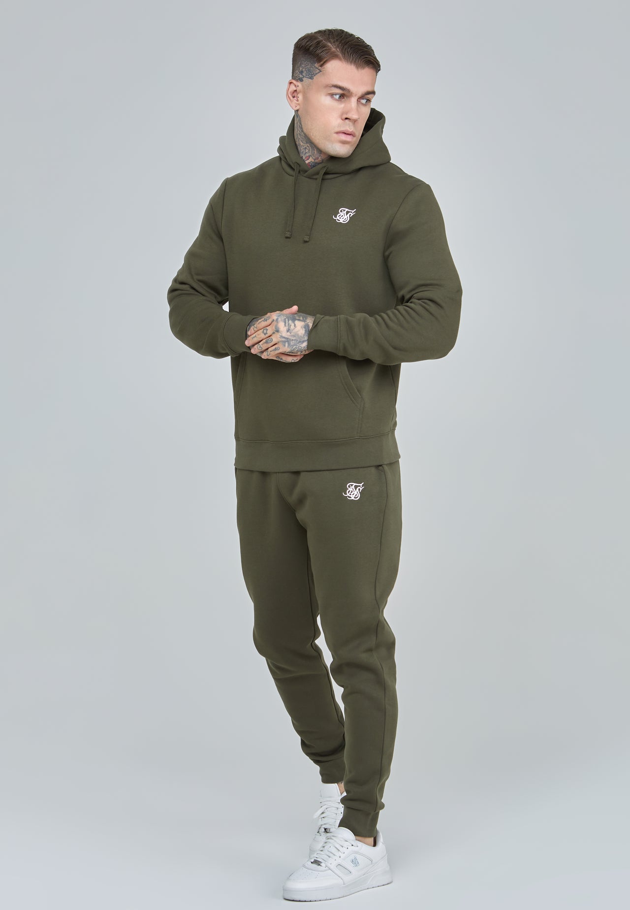 Khaki Essential Overhead Hoodie (3)