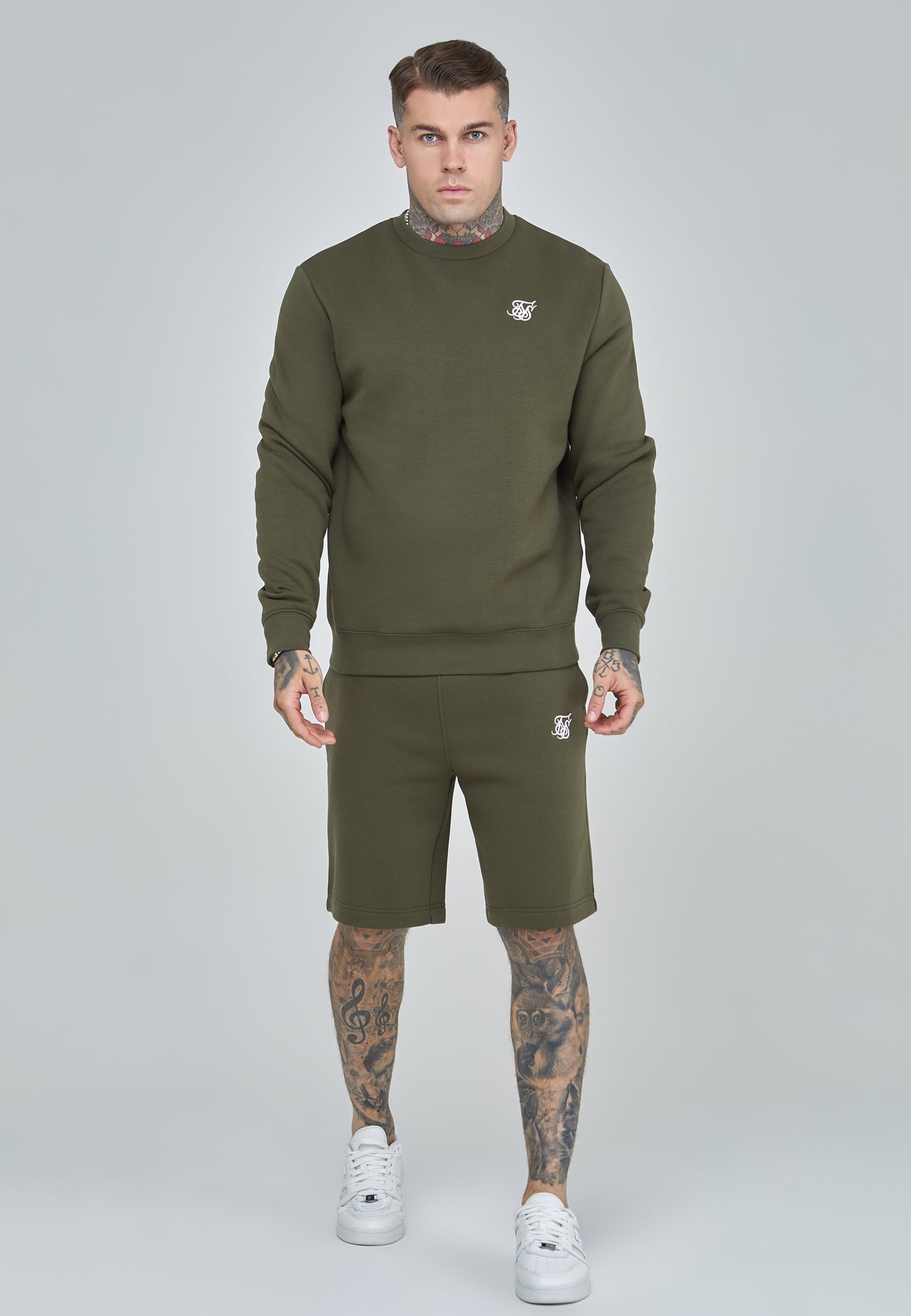 Khaki Essential Sweatshirt (2)