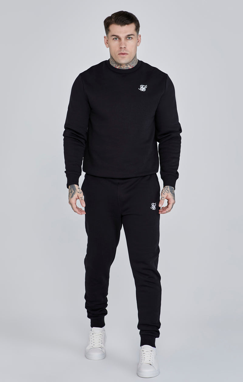 Black Essential Cuffed Jogger (1)