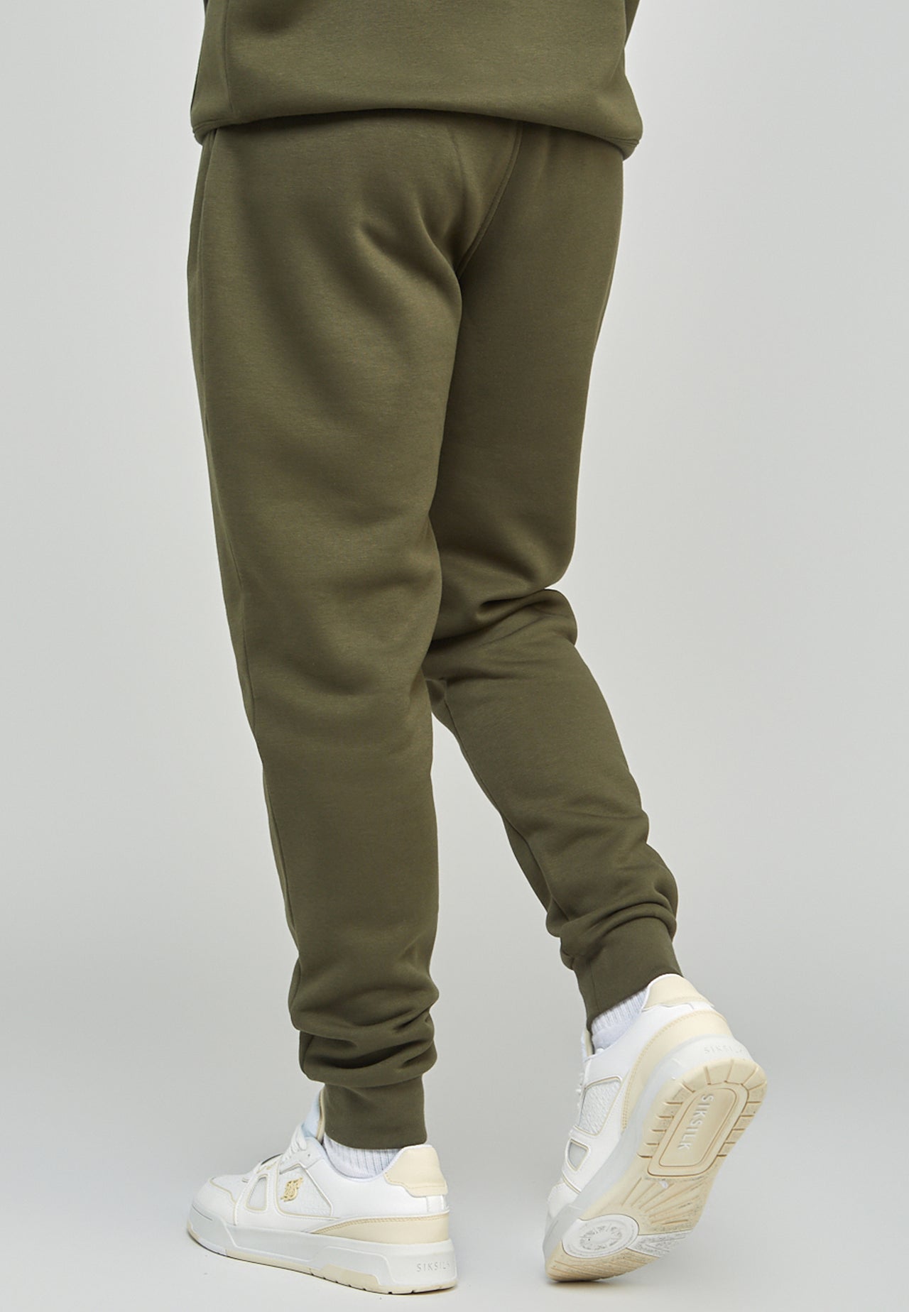 Khaki Essential Cuffed Jogger (3)