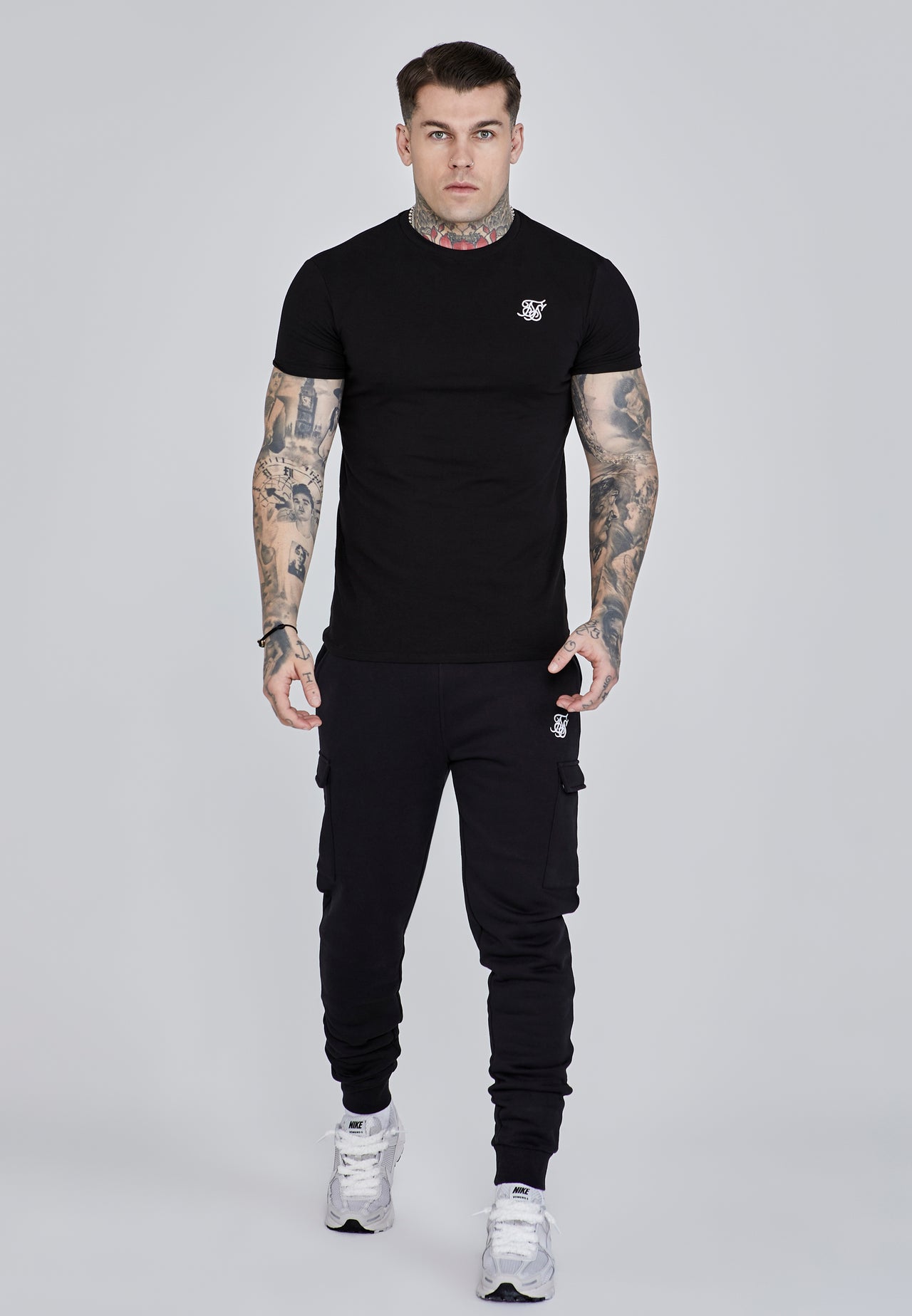 Black Essential Cargo Jogger (1)