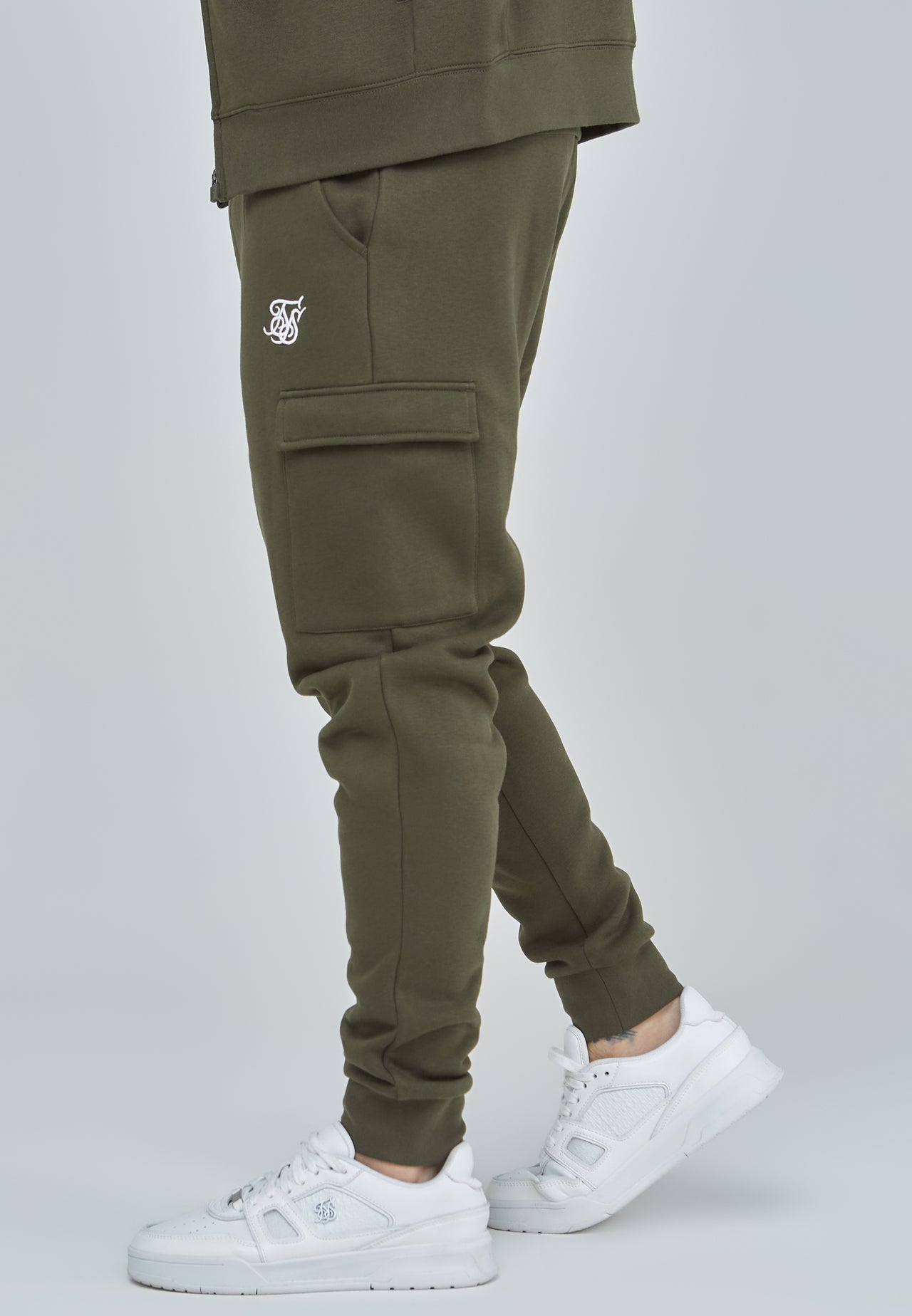 Khaki Essential Cargo Jogger (2)