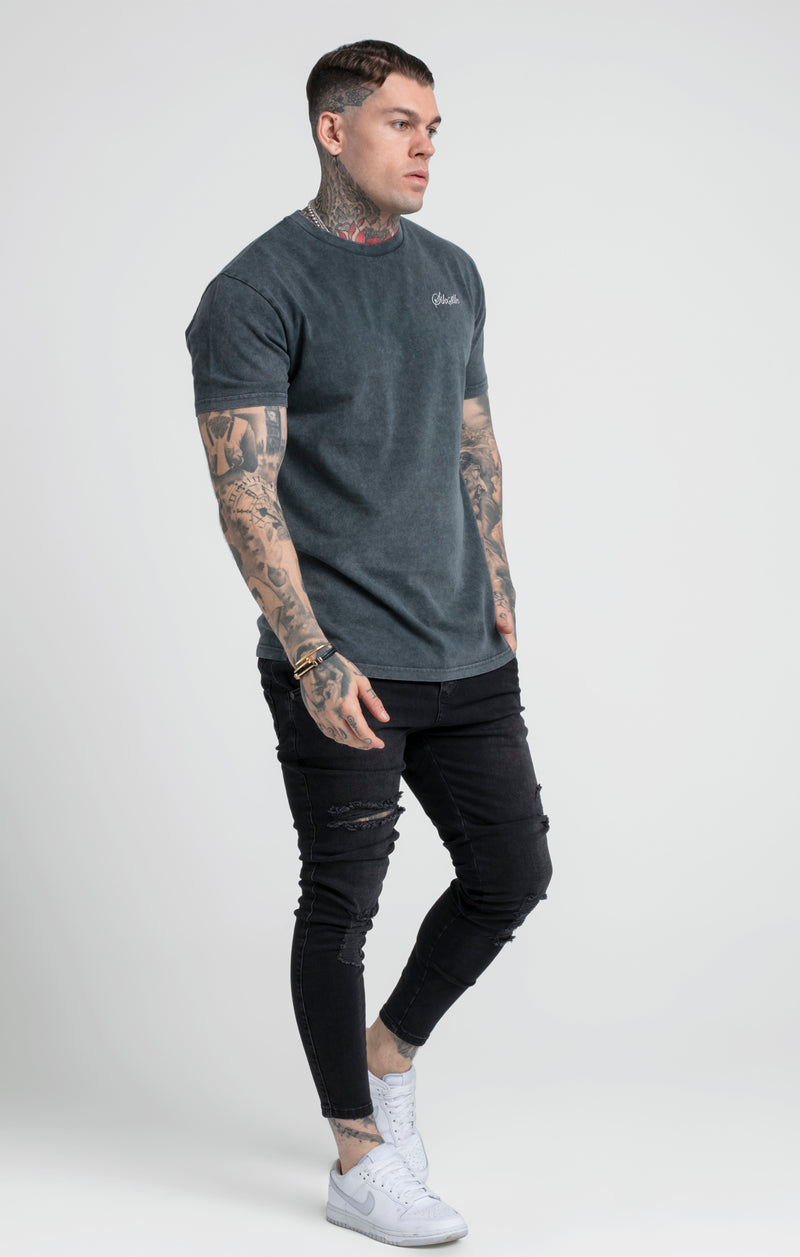 Acid Wash Relaxed Fit T-Shirt (1)