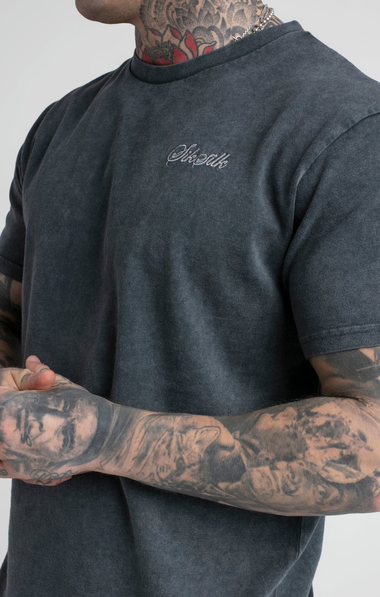 Acid Wash Relaxed Fit T-Shirt (3)