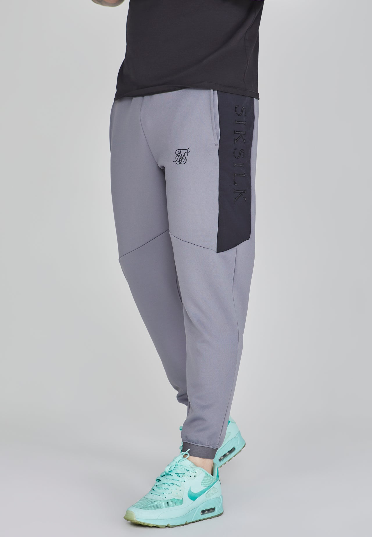 Grey Muscle Fit Joggers