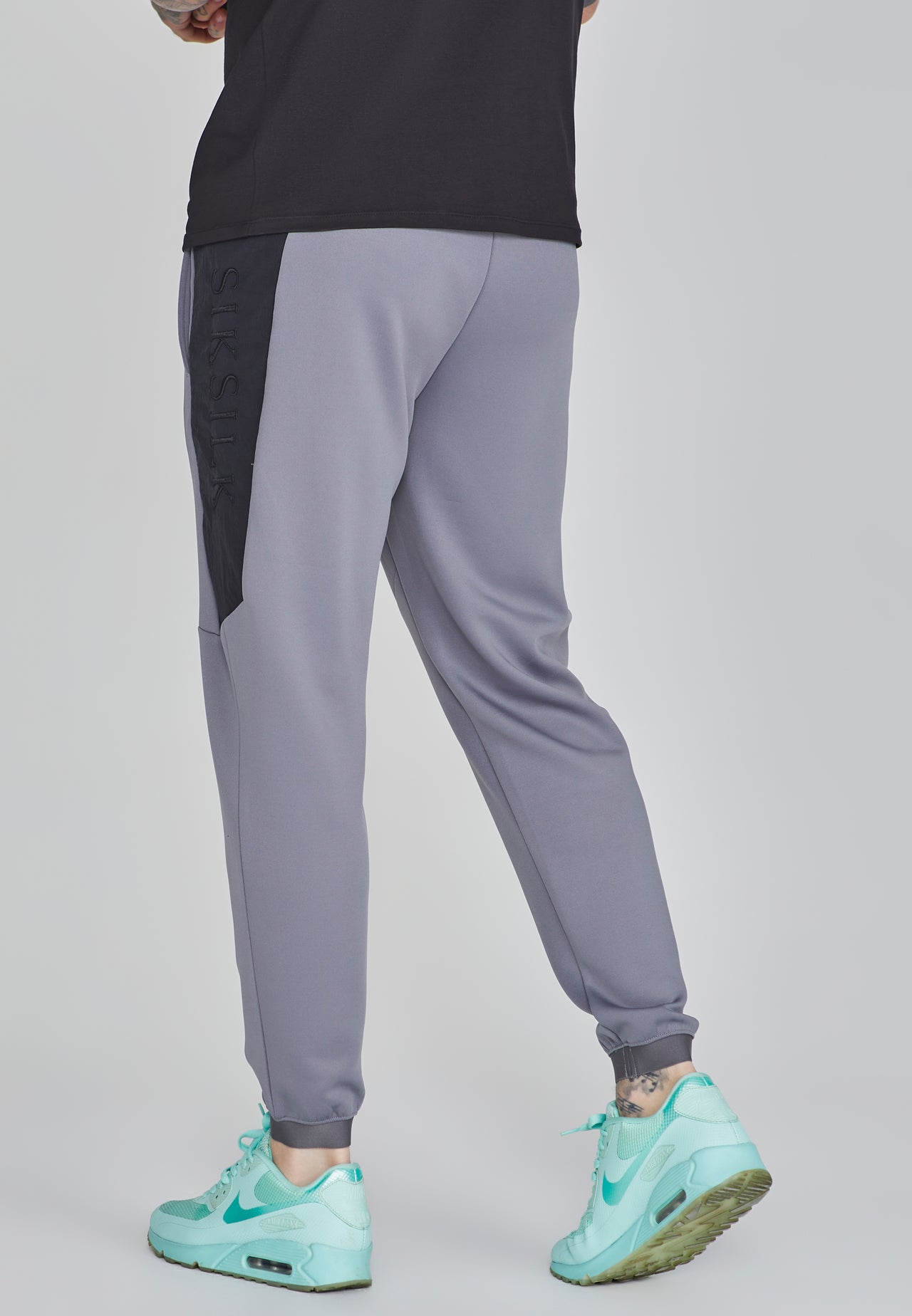 Grey Muscle Fit Joggers (3)