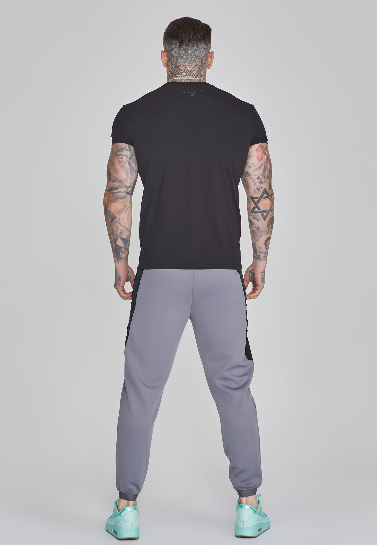 Grey Muscle Fit Joggers (4)