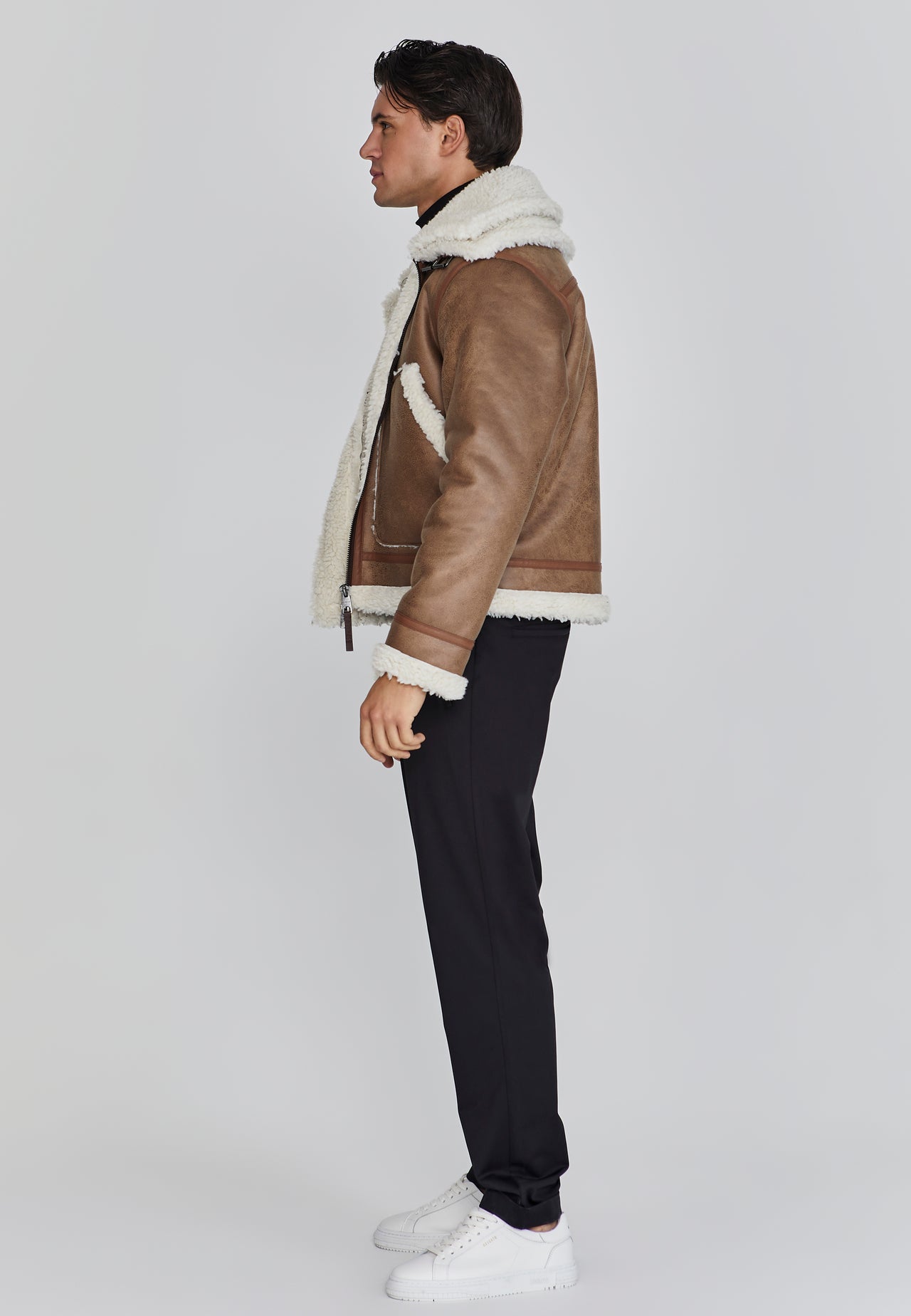 Brown Aviator Jacket (1)