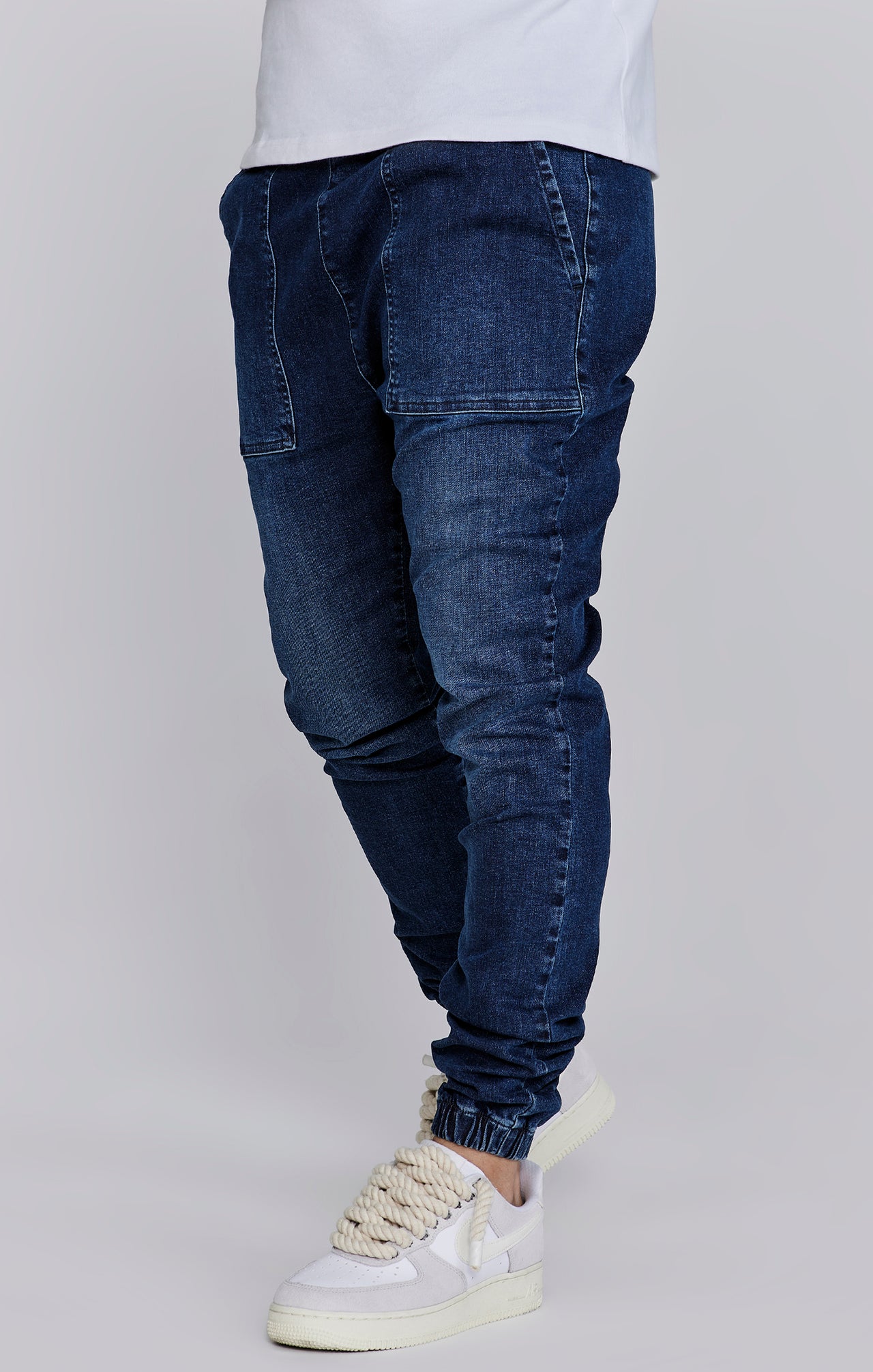 Blue Denim Joggers (2)