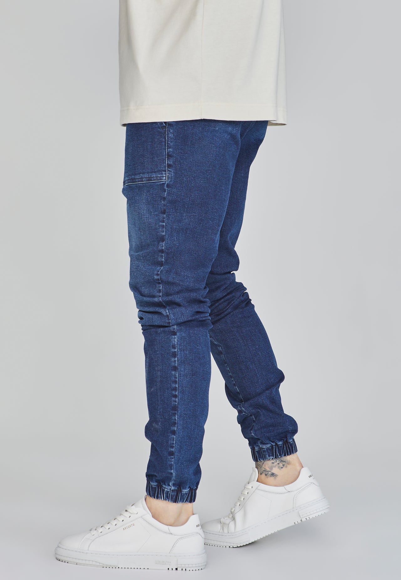 Blue Denim Joggers (2)