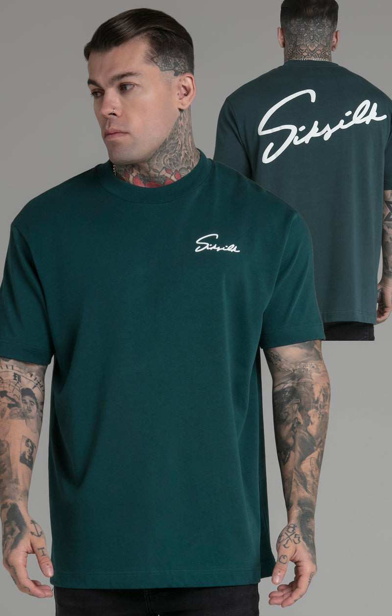 Green Script T-Shirt