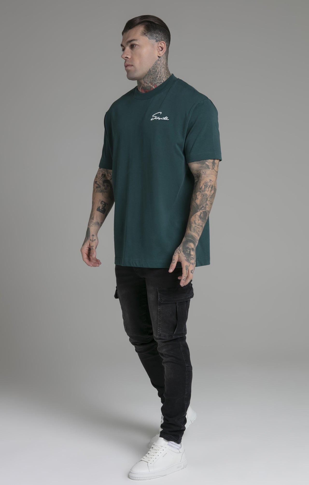 Green Script T-Shirt (3)