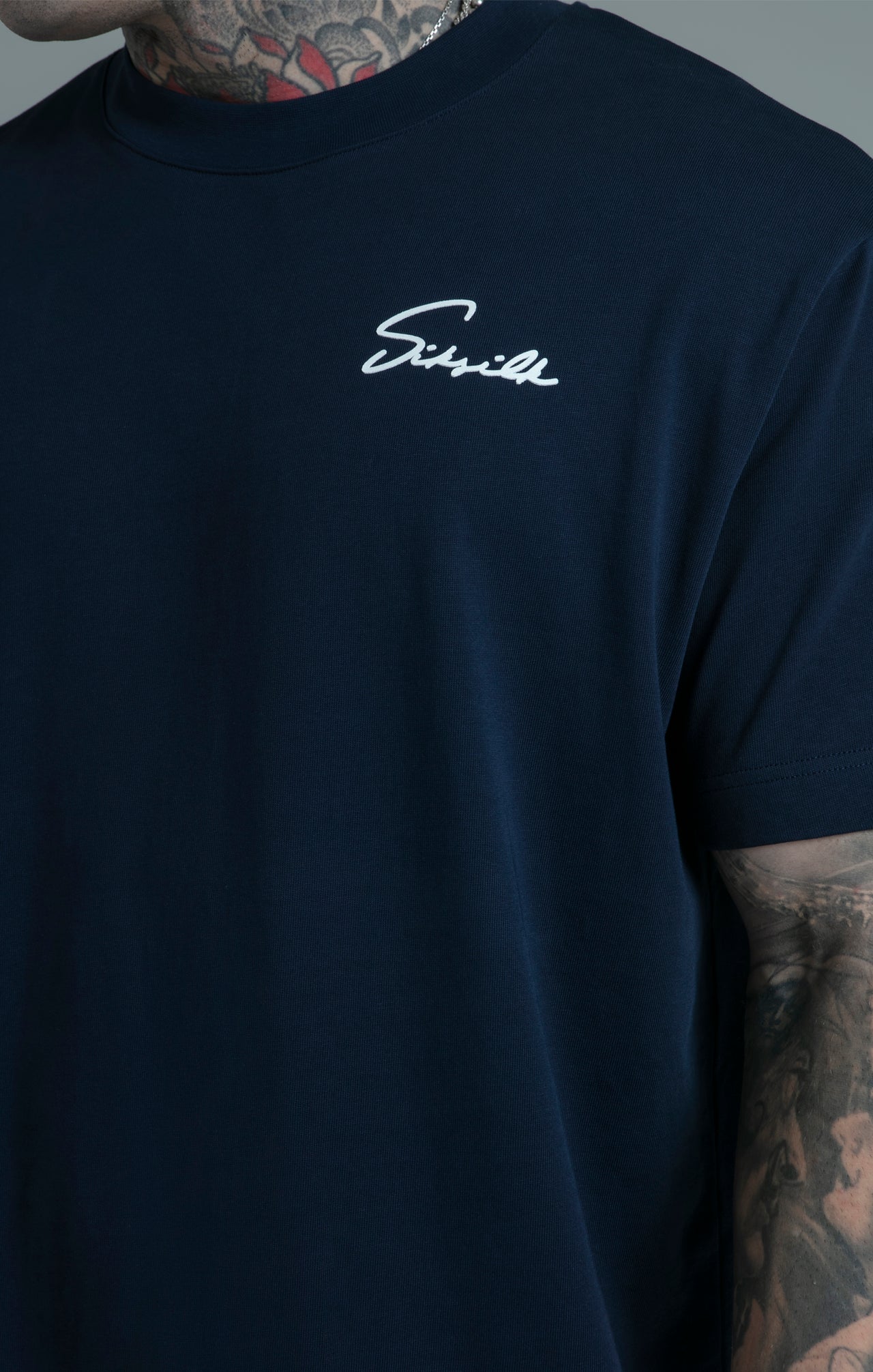 Blue Script T-Shirt (2)