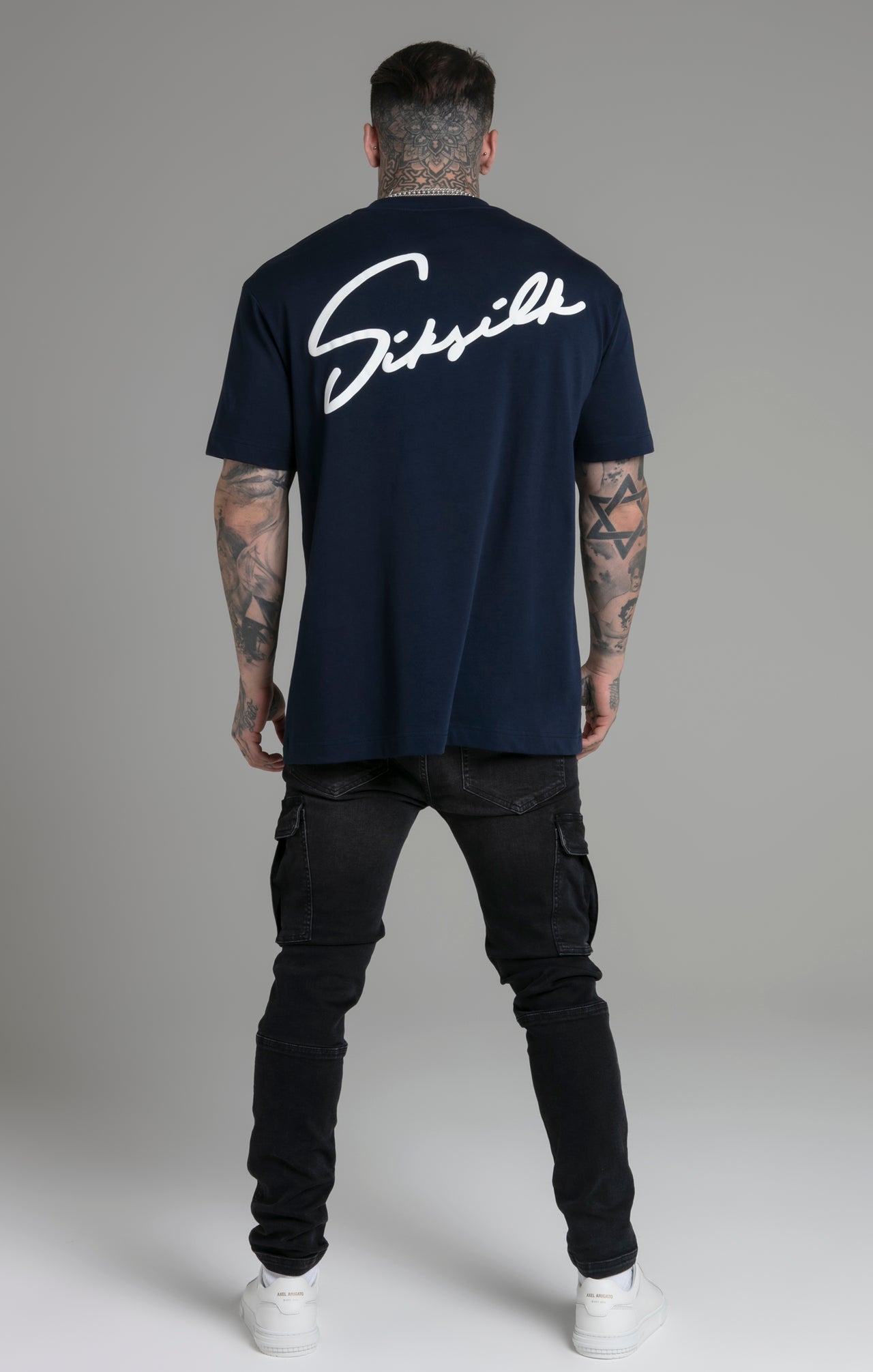 Blue Script T-Shirt (4)