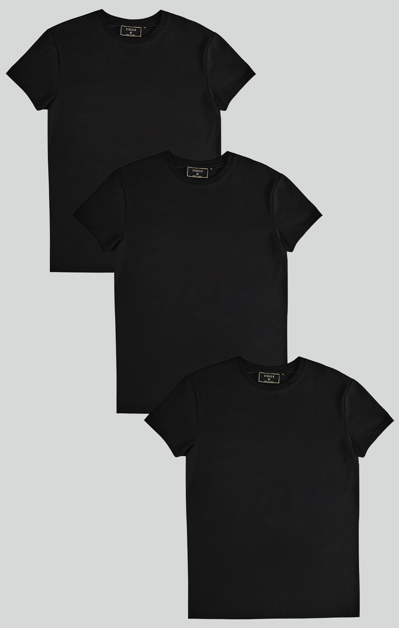 Black Pack of 3 T-Shirts