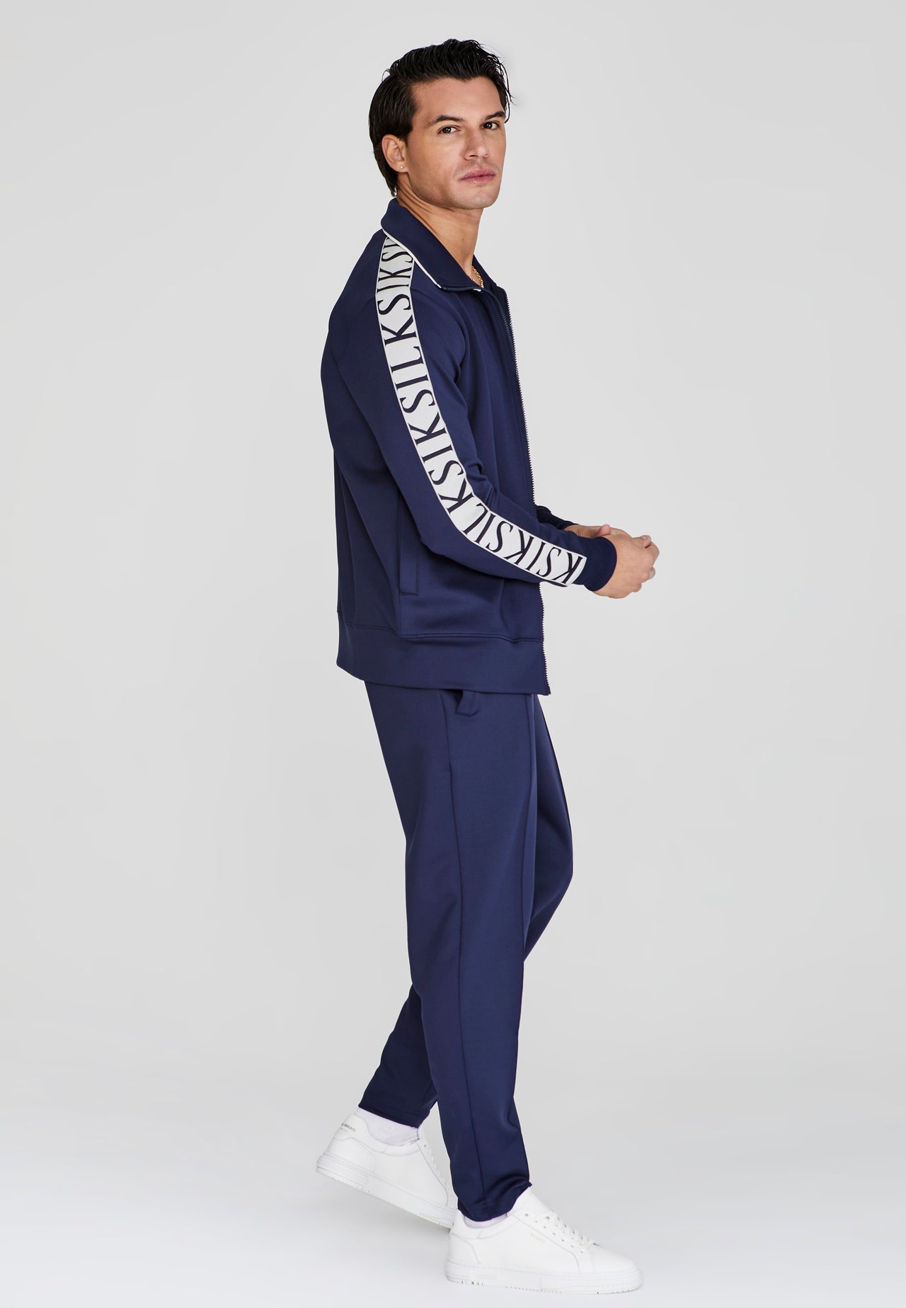 Navy Full Zip Track Top (1)