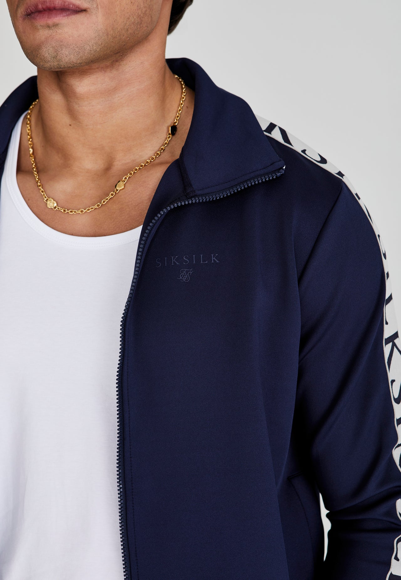 Navy Full Zip Track Top (2)