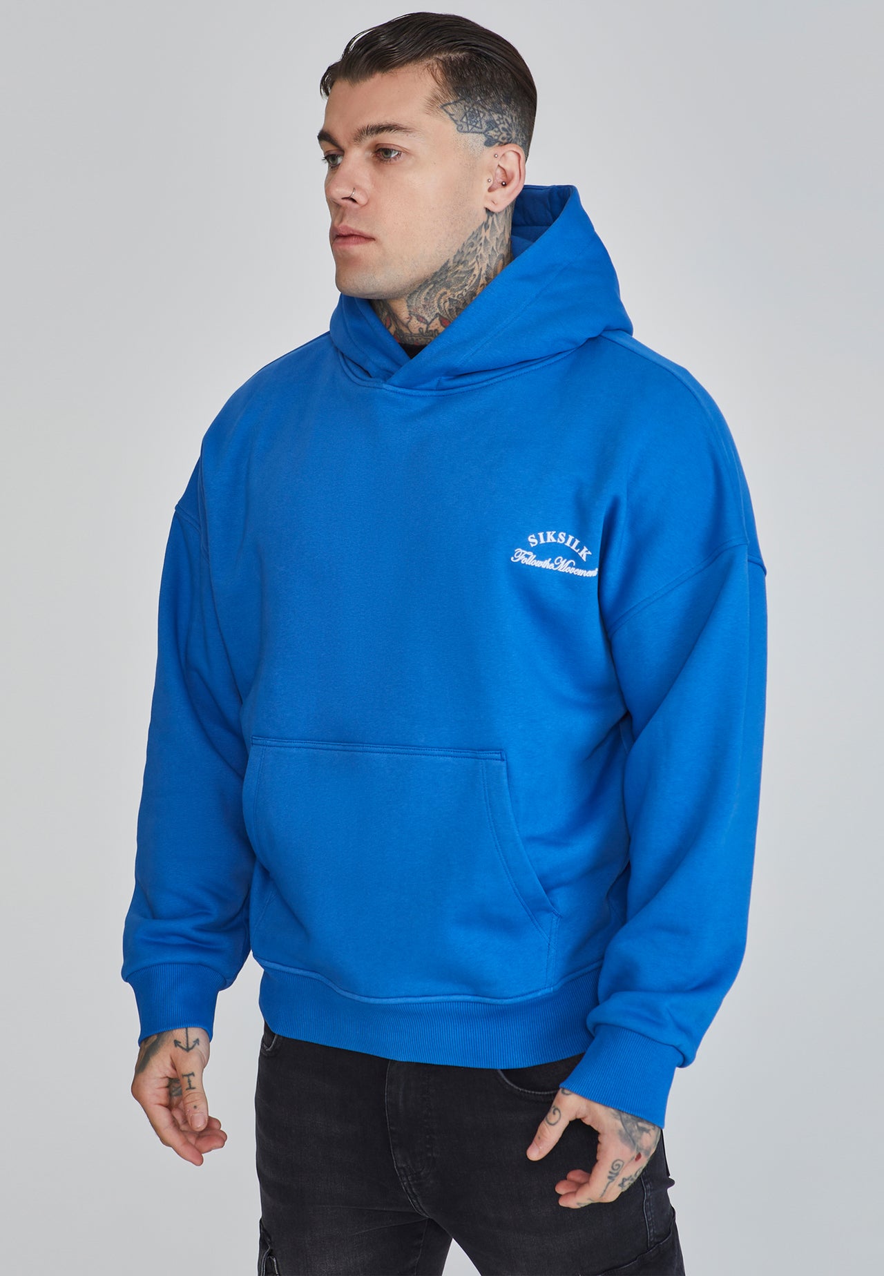 Blue Graphic Hoodie