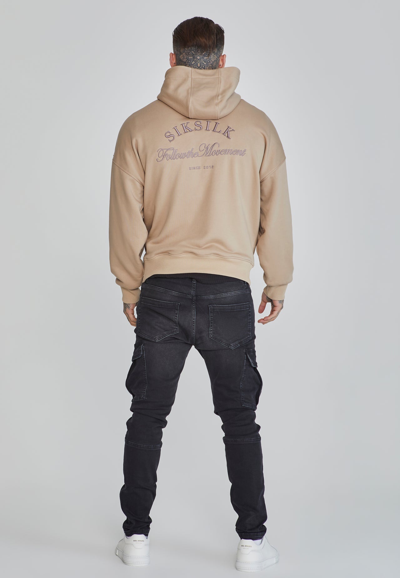 Beige Graphic Hoodie (4)