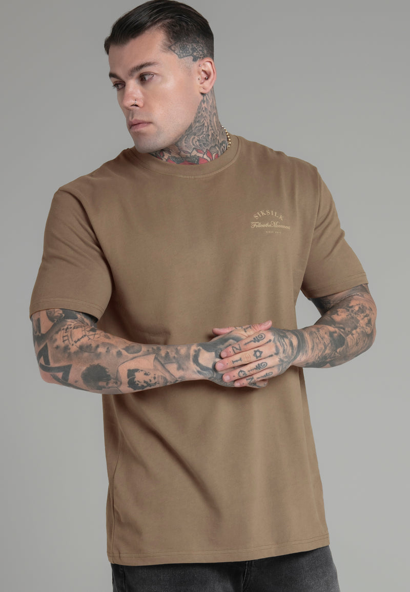 Brown Relaxed Fit T-Shirt