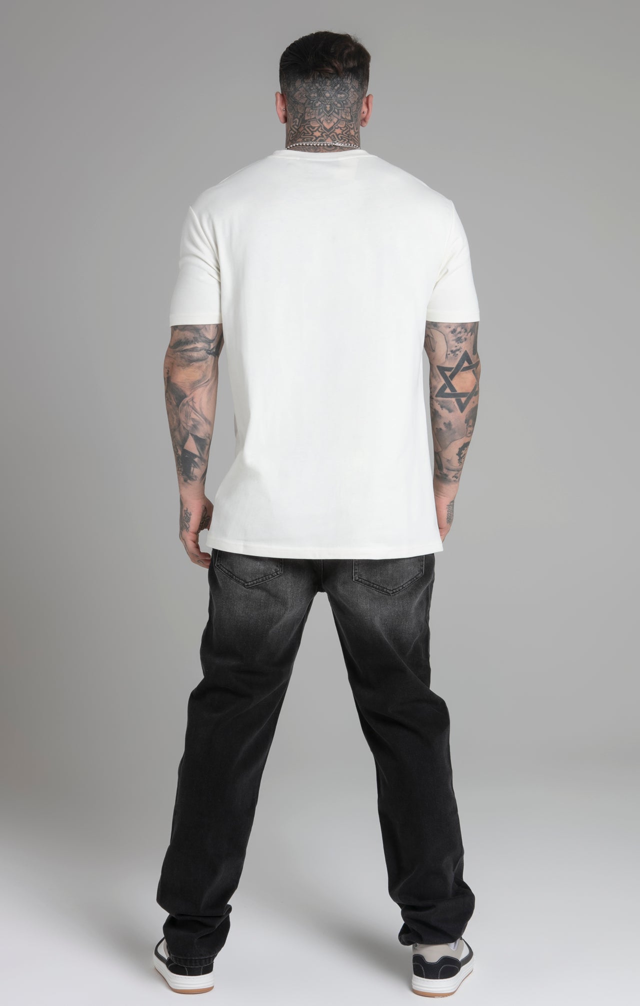 Ecru Relaxed Fit T-Shirt (4)