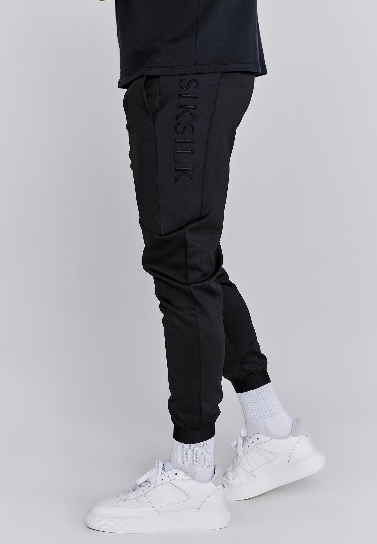 Black Muscle Fit Joggers (2)