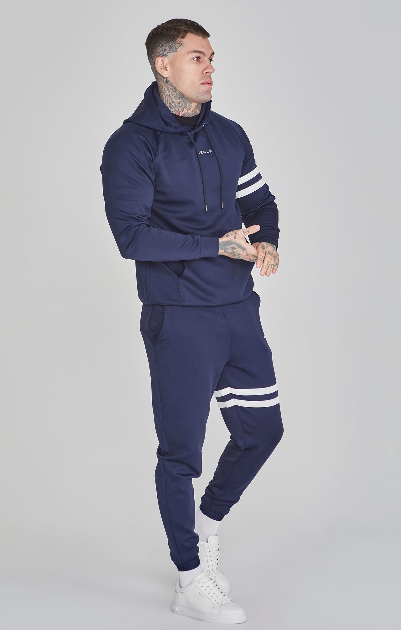 Navy Muscle Fit Joggers (1)