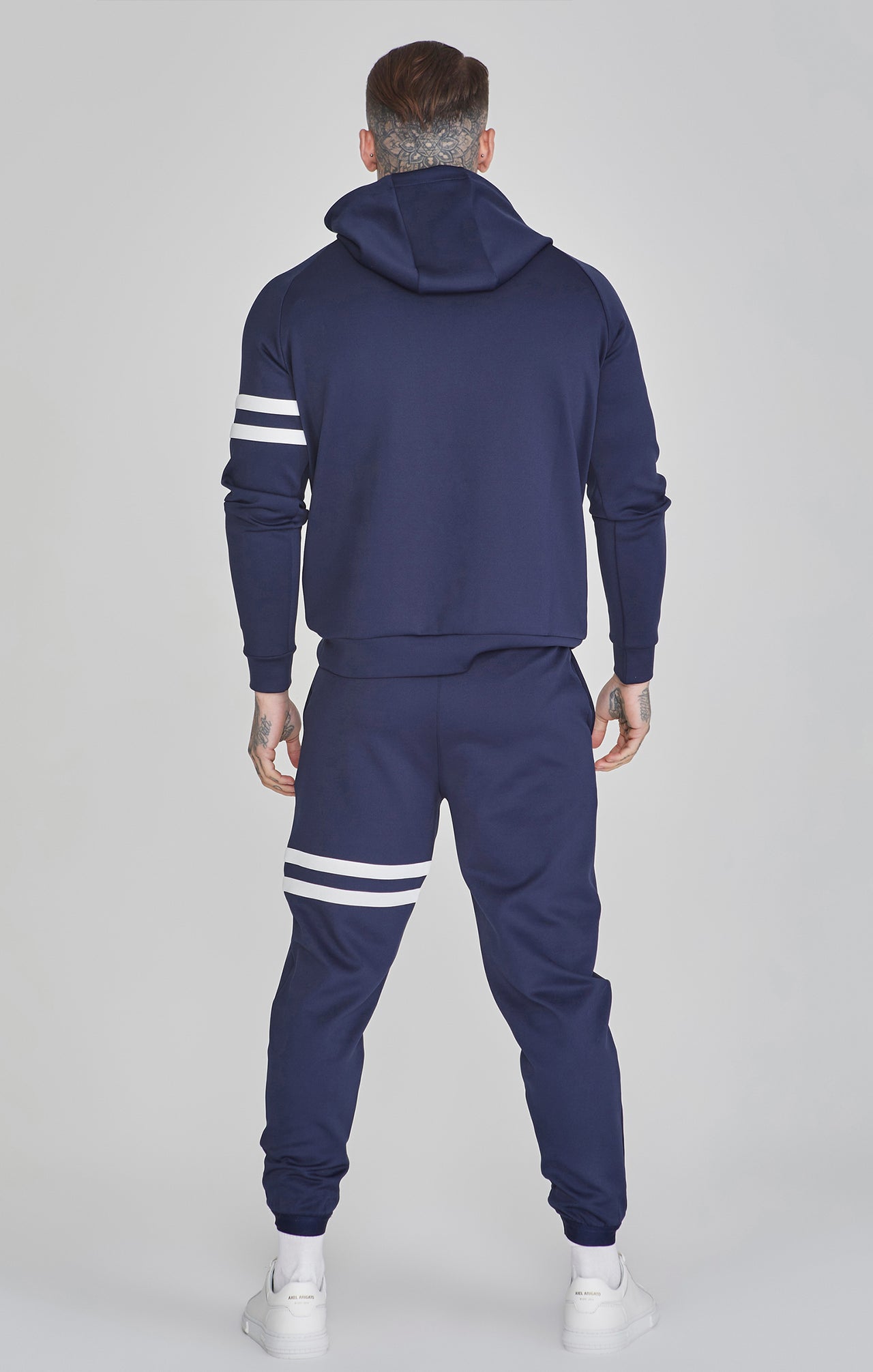 Navy Muscle Fit Joggers (4)