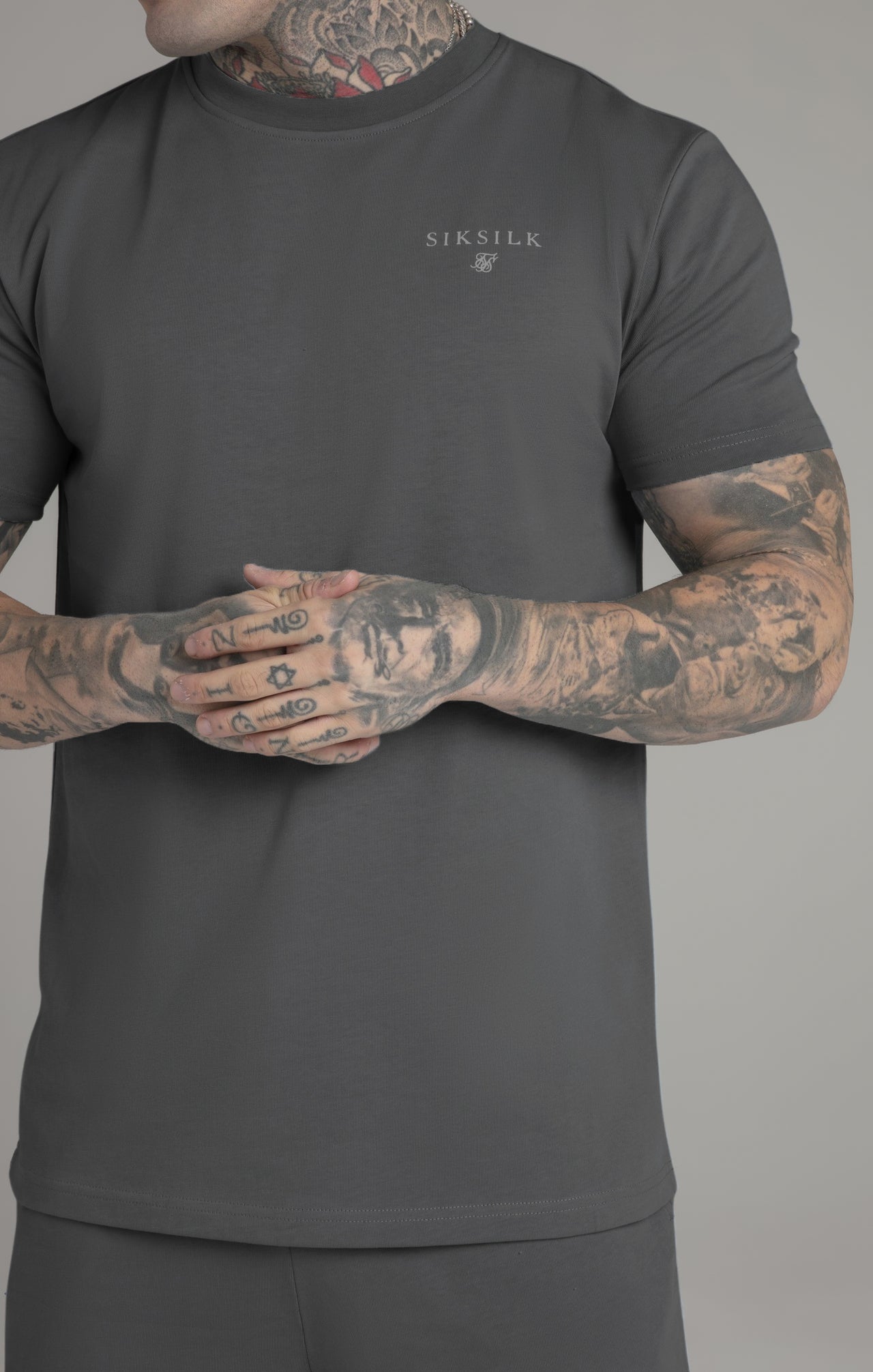 Grey T-Shirt and Shorts Set (2)