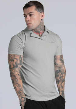 Grey Smart Revere Polo