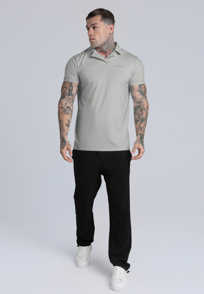Grey Smart Revere Polo (1)