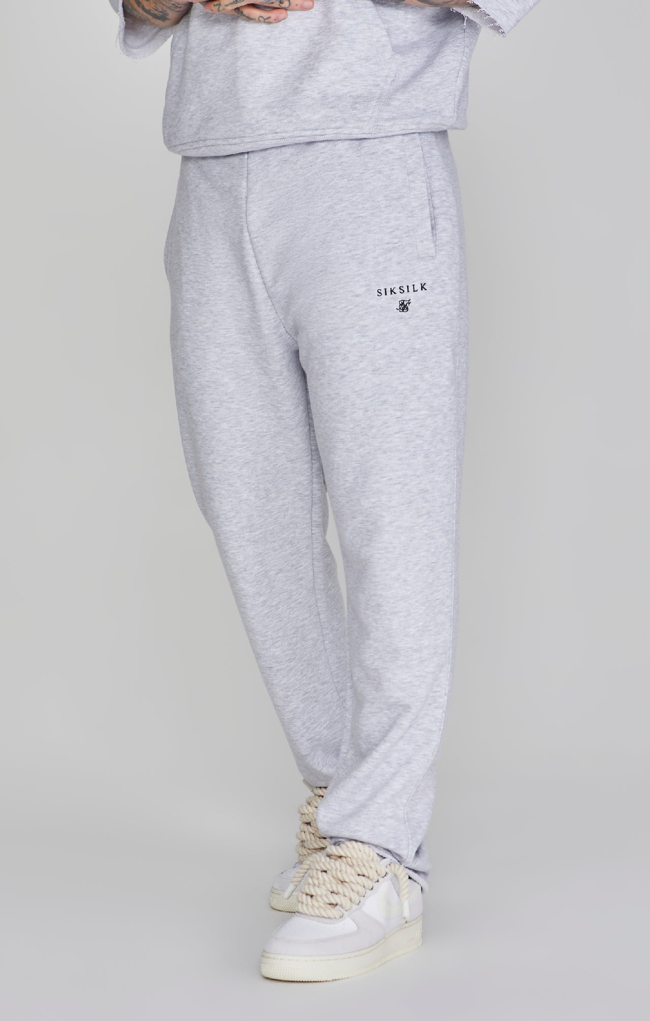 Grey Marl Relaxed Fit Joggers