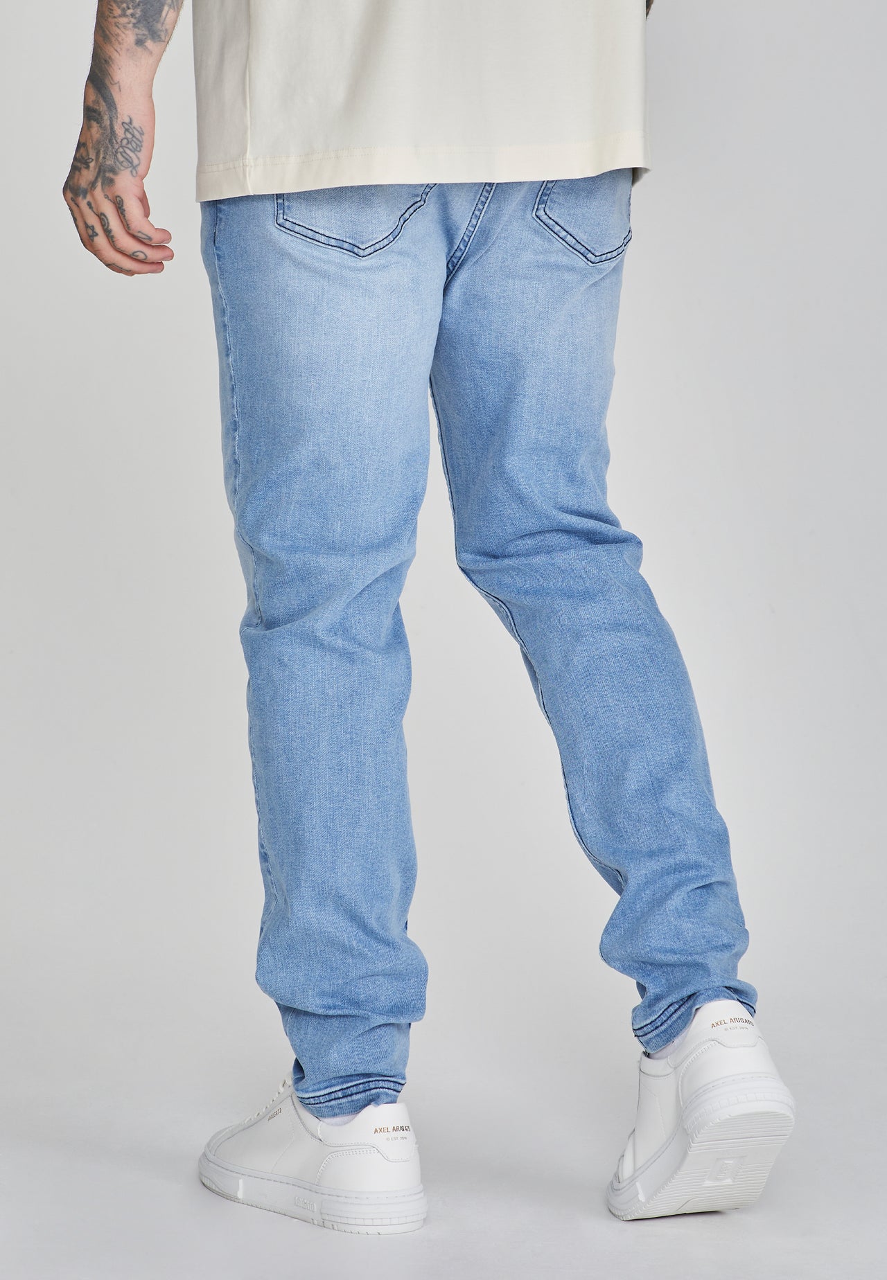 Light Blue Drop Crotch Jeans (3)