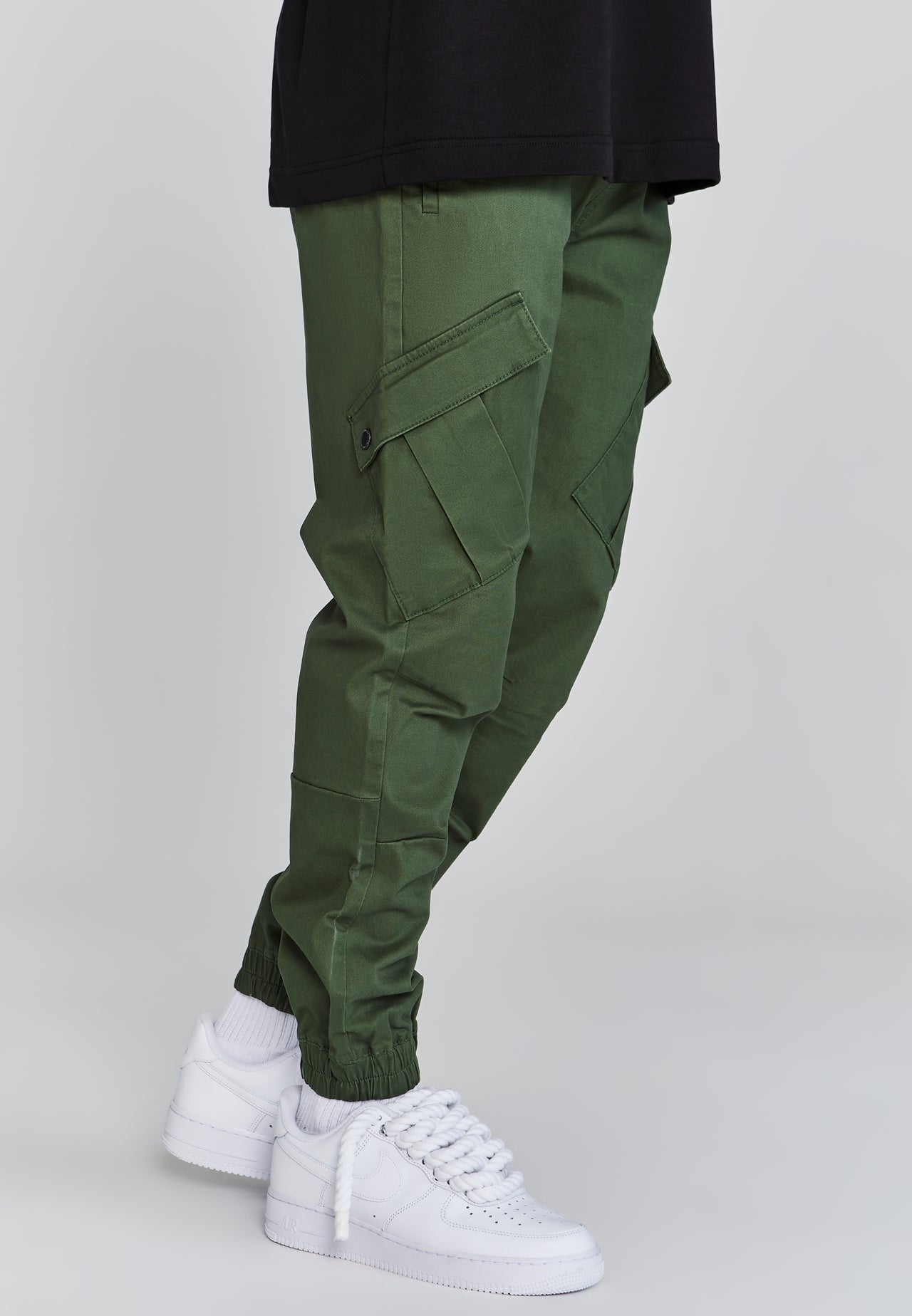 Green Khaki Cargo Pants (2)