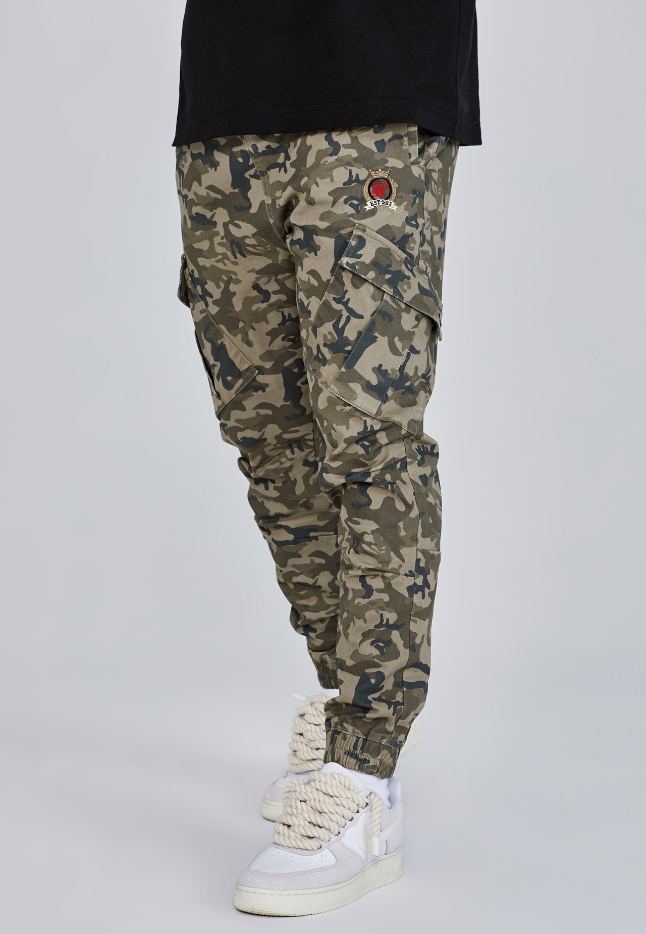 Green Camo Cargo Pants