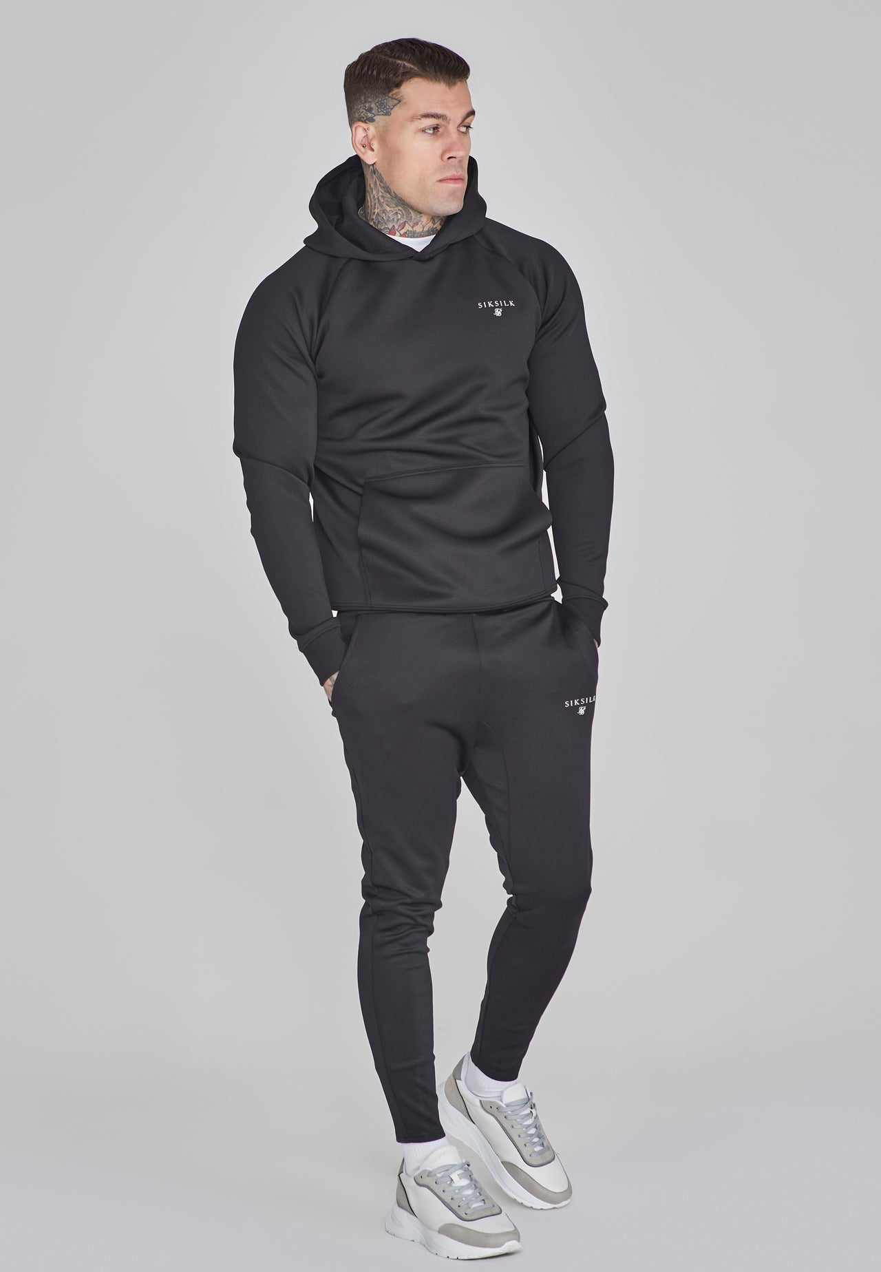 Black Muscle Fit Joggers (1)