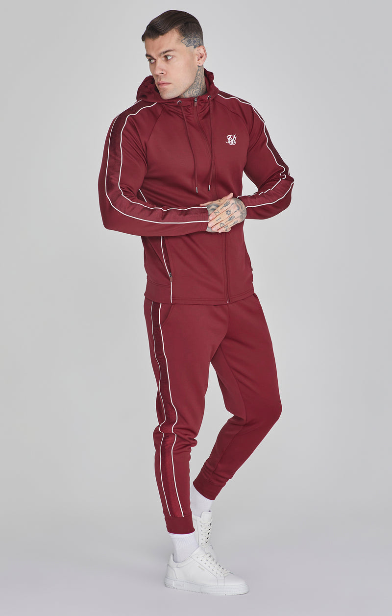 Burgundy Hoodie and Joggers Set