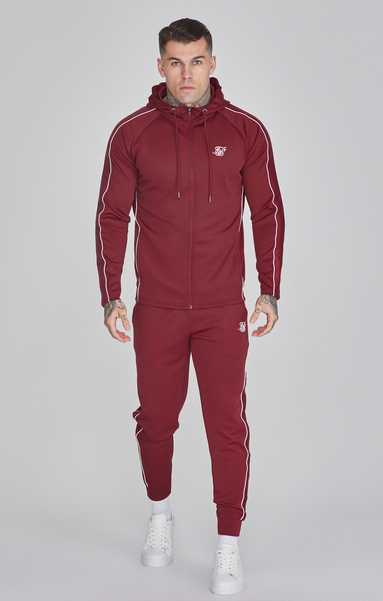 Burgundy Hoodie and Joggers Set (3)