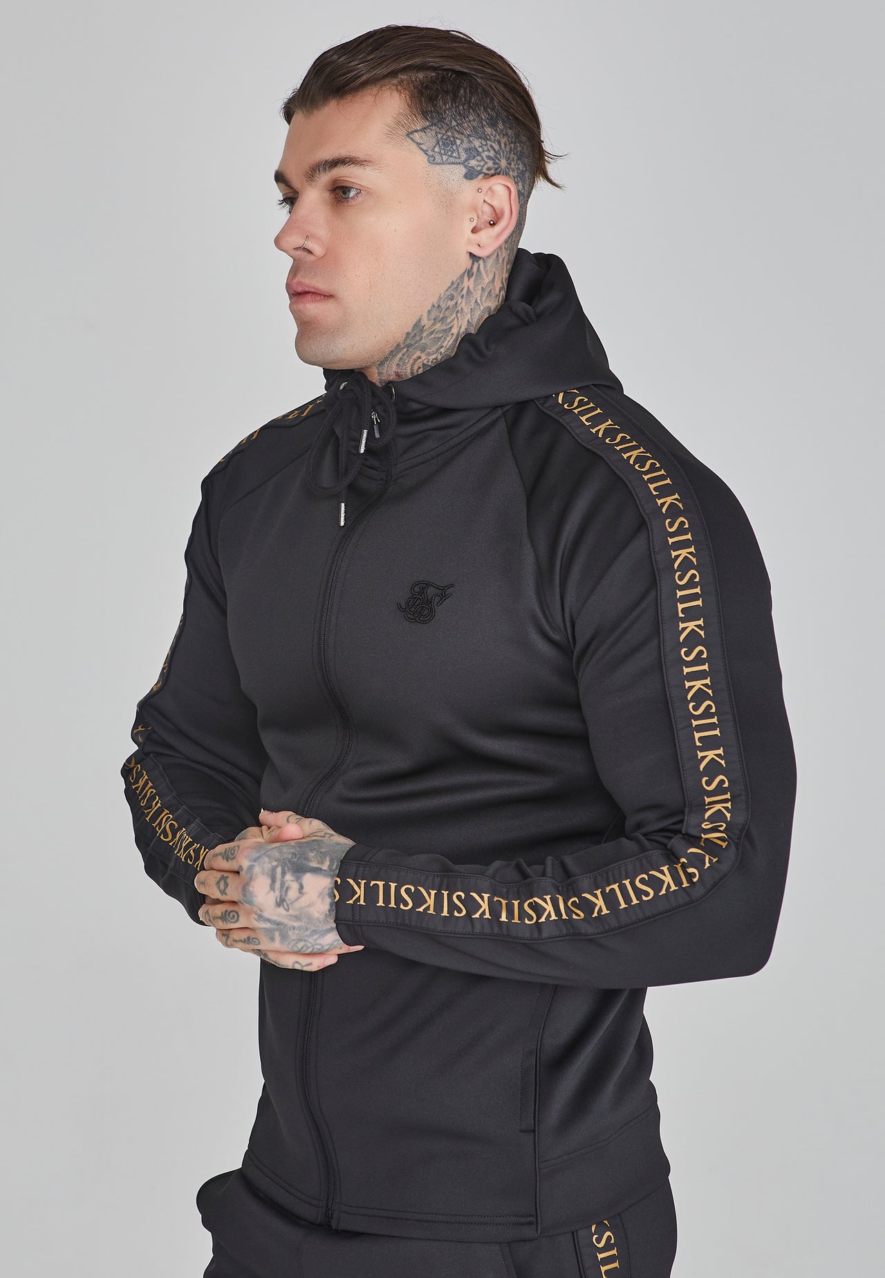 Trapstar Chandal Original SIKSILK Sudadera Black/negro Siksilk