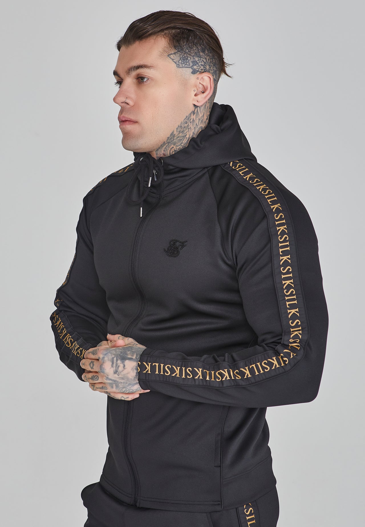 Black Gold Hoodie and Joggers Set (1)