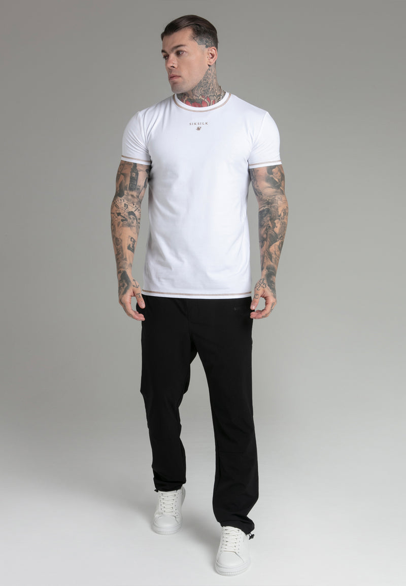 White Muscle Fit T-Shirt (1)