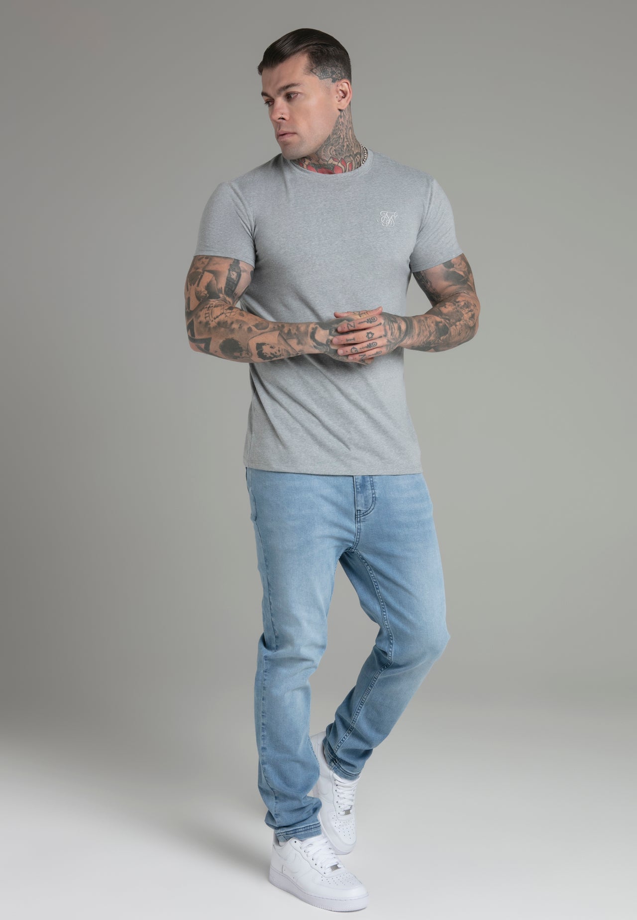 Grey Marl T-Shirt (3)