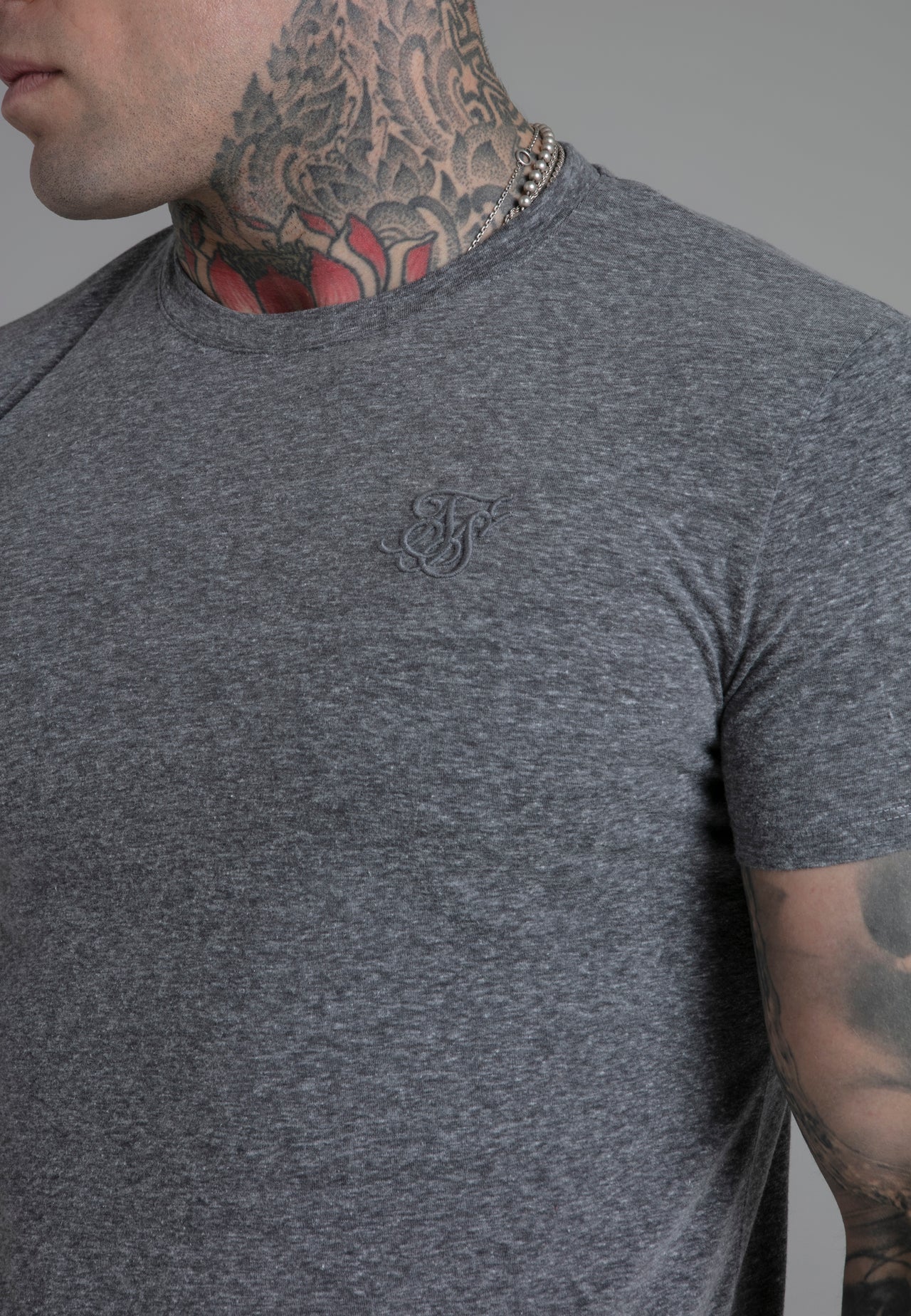 Dark Grey Marl T-Shirt (2)